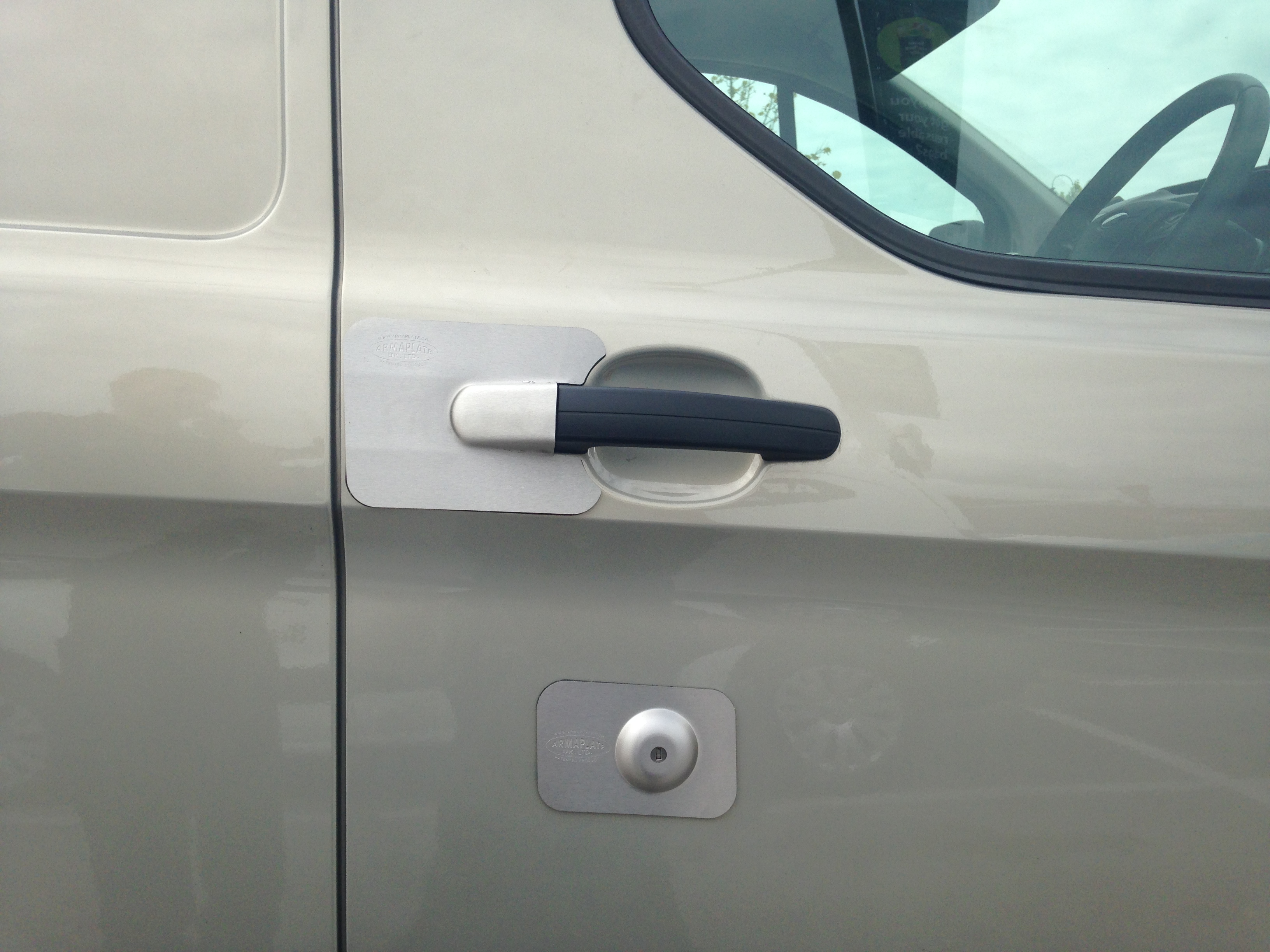 Peugeot Expert New 2016 Armaplate Sentinel Van Door Lock Protection Plates 
